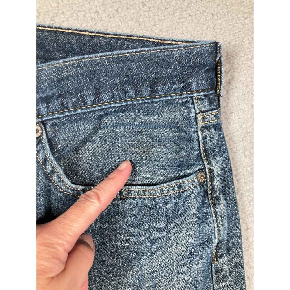 Levis Jeans Men's 36x30* Blue 505 Regular‎ Straight American Medium Wash Denim - Picture 4 of 16